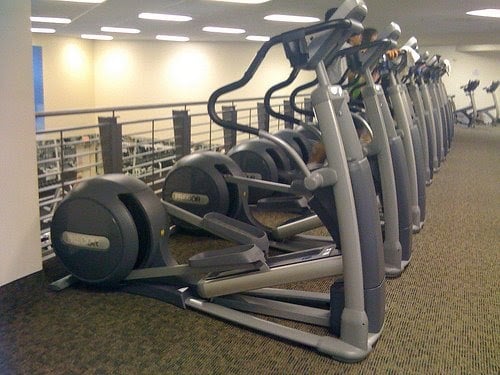 elliptical at la fitness