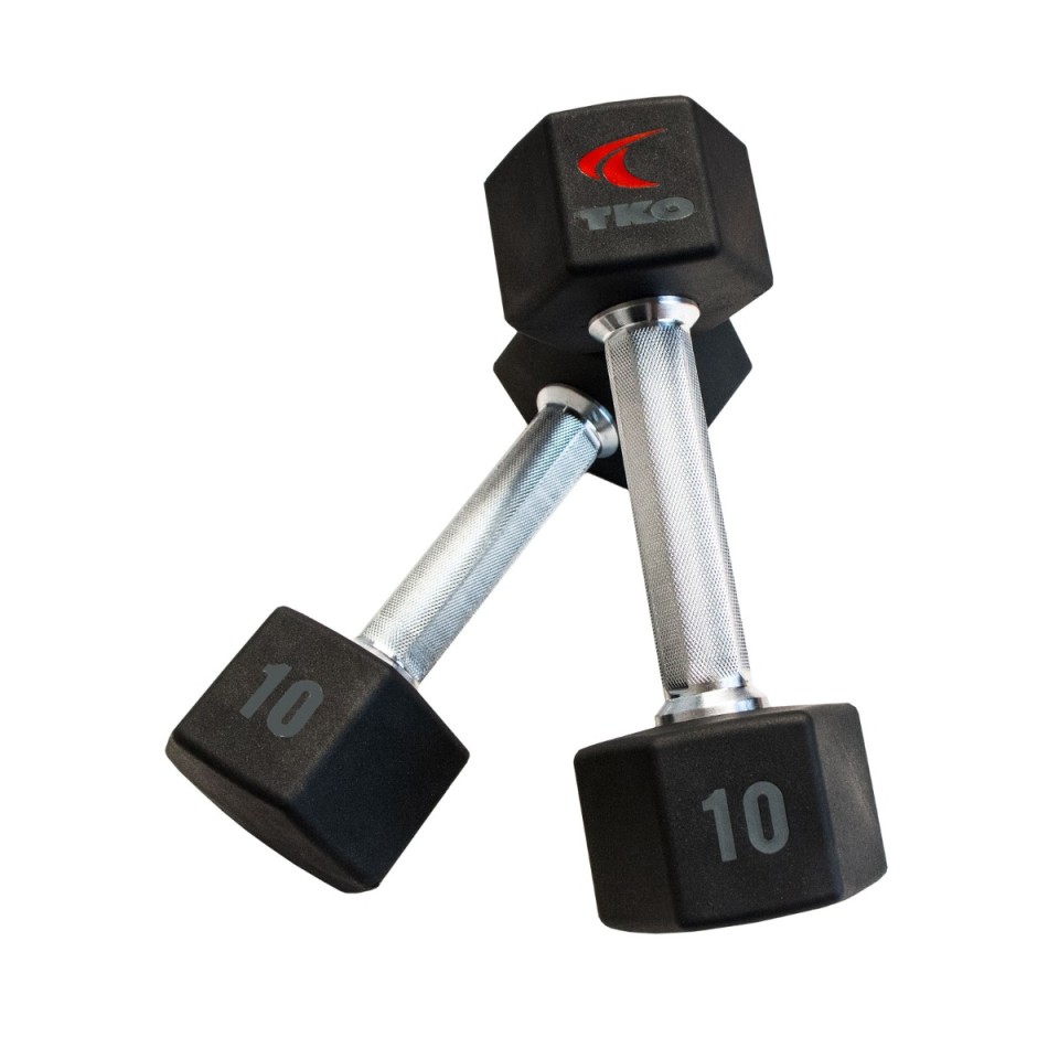 tko-tri-grip-hex-dumbbells-urethane