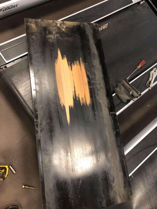 treadmill+repair+worn+deck